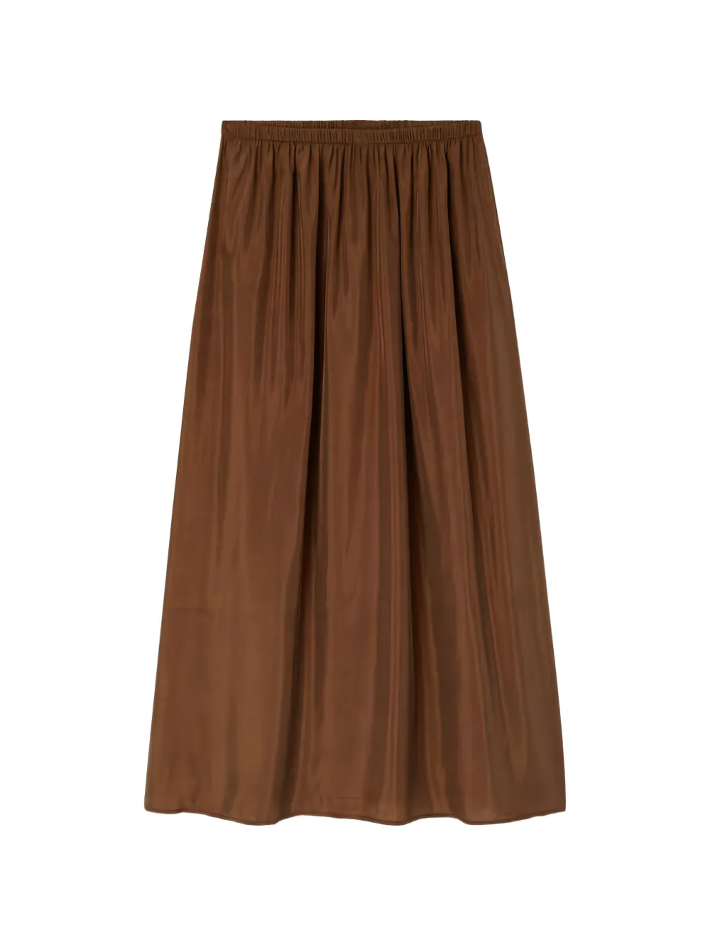 American Vintage Renbay elasticated A-line maxi skirt - Marrone