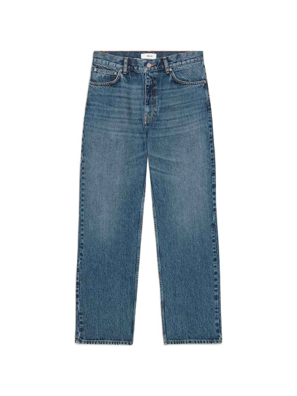 NN07 Otis stonewashed straight-leg jeans - Blu