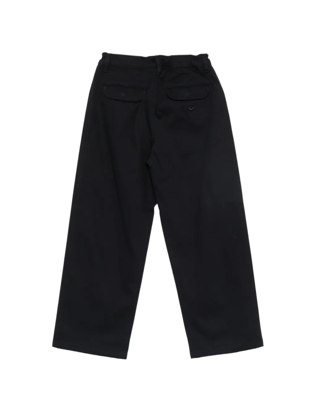 Emporio Armani Kids Straight broek Zwart