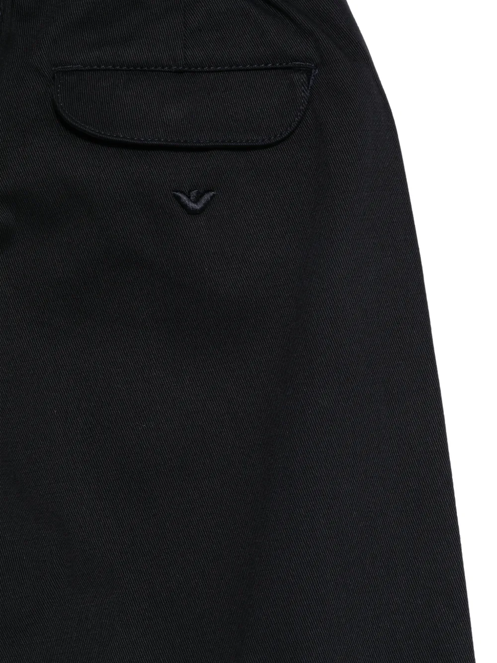 Emporio Armani Kids Straight broek Zwart