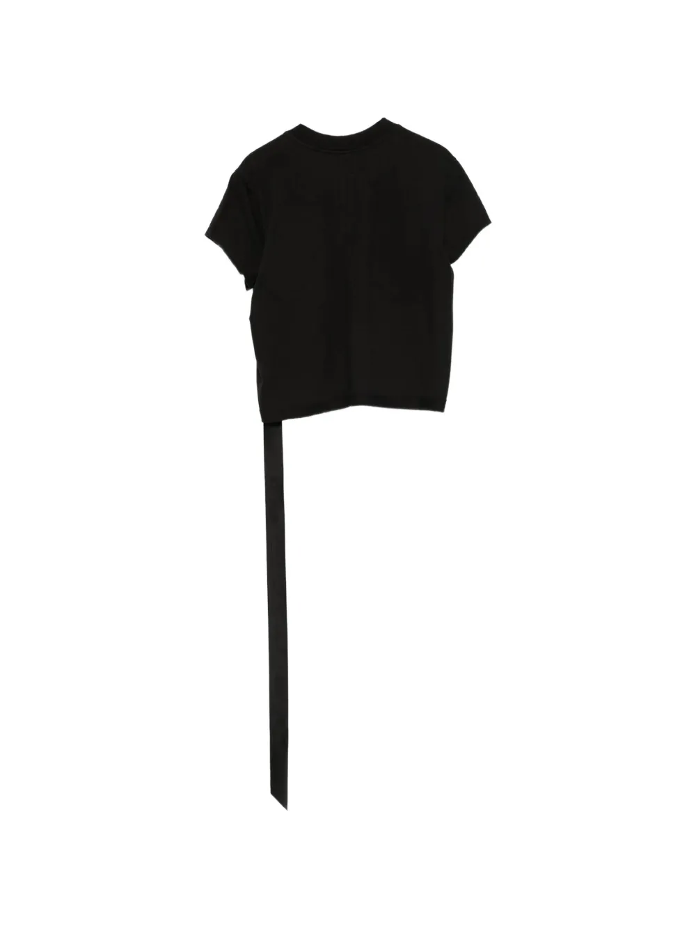 Rick Owens DRKSHDW ribbed-trim long-strap T-shirt Zwart