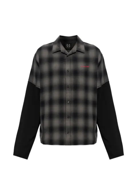 44 LABEL GROUP camisa a cuadros estampados