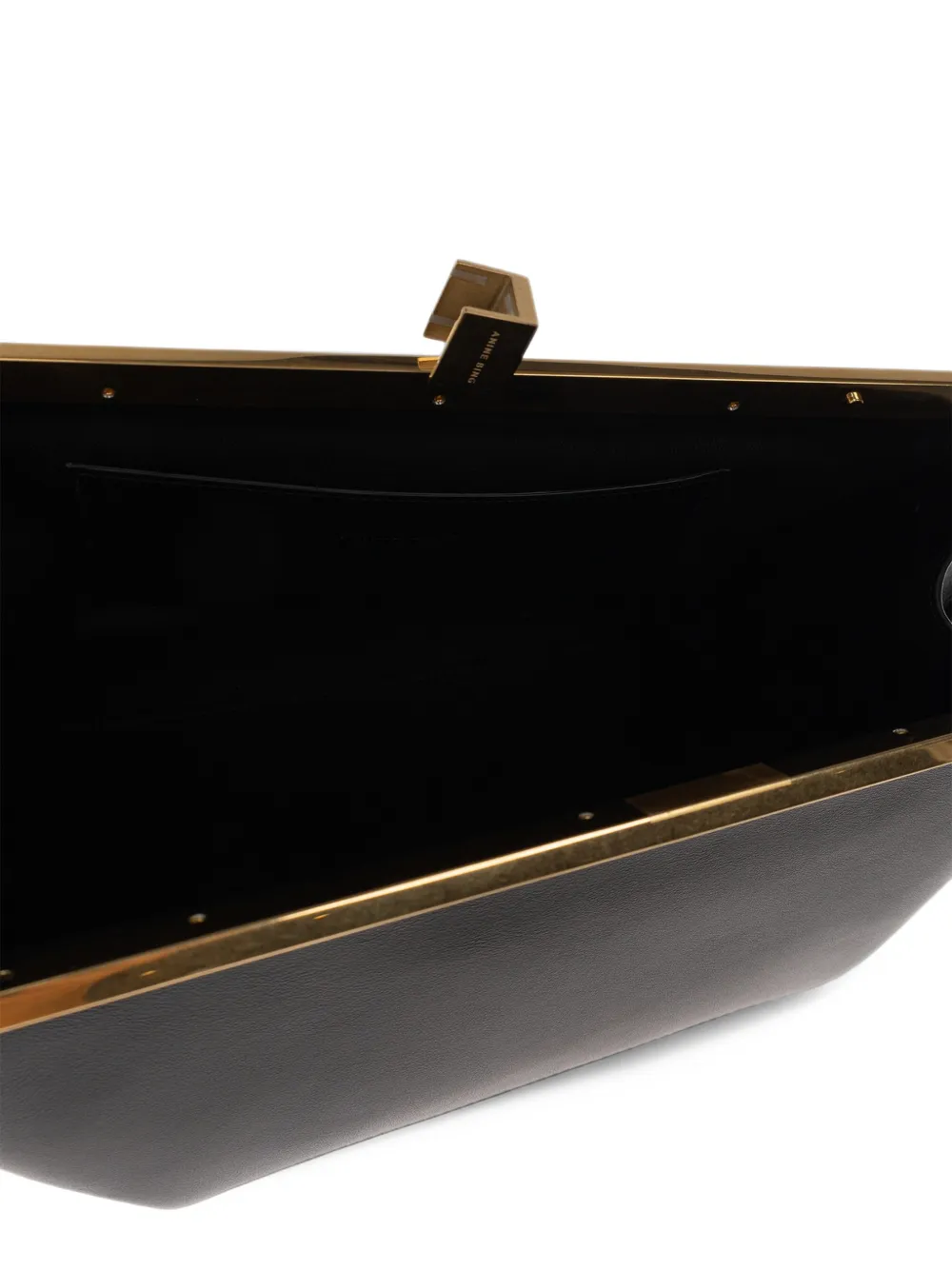 ANINE BING Anine leren clutch Zwart