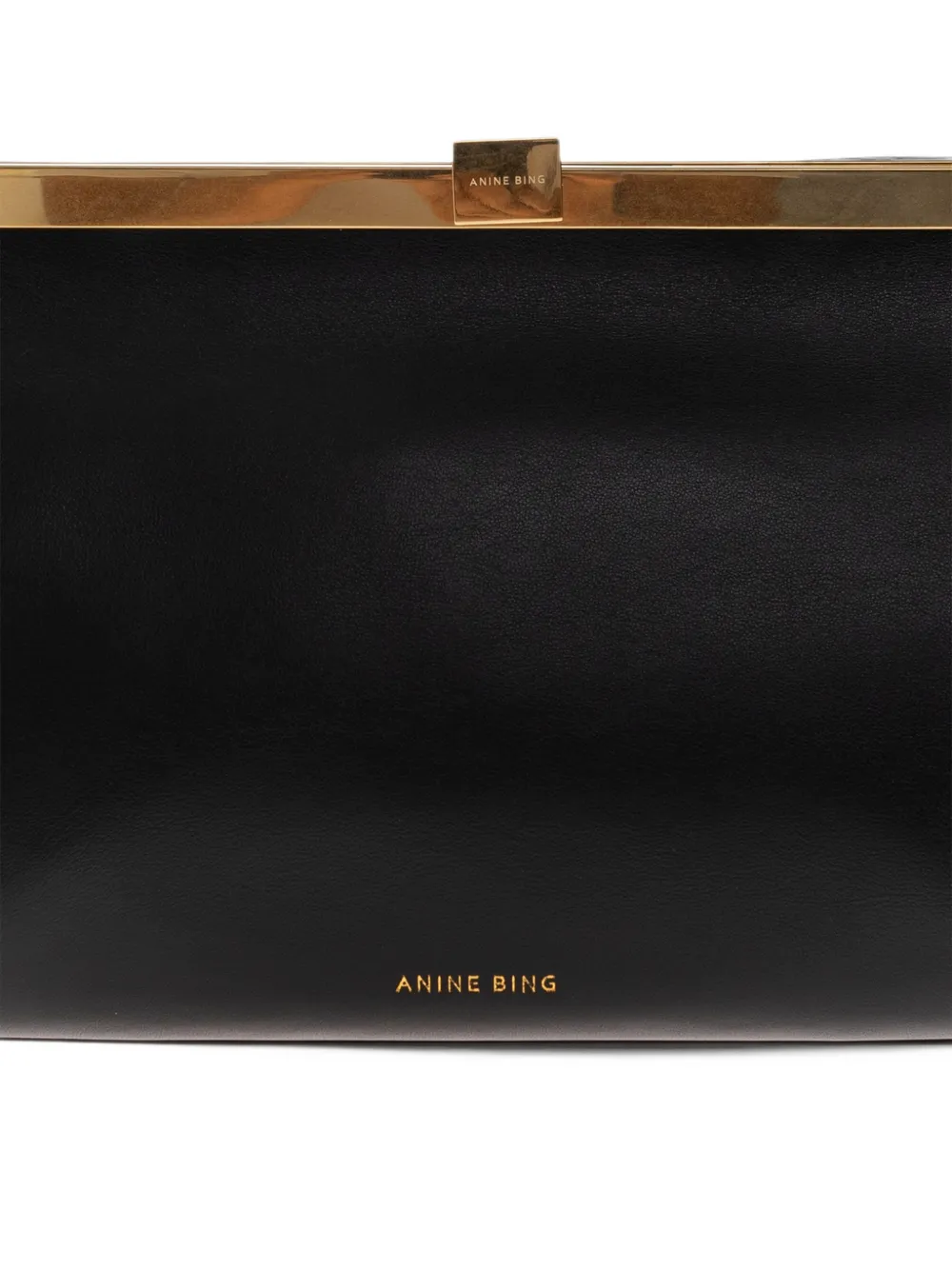 ANINE BING Anine leren clutch Zwart