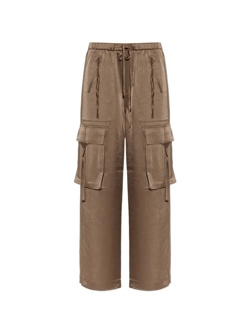 Citizens of Humanity Andira satin cargo-pockets trousers - Marron Citizens of Humanity Andira satin cargo-pockets trousers - Marron