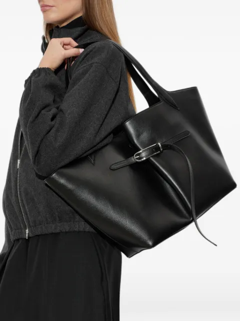 Liffner buckle-detail leather tote bag