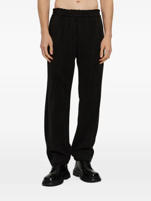 Post Archive Faction ribbed-knit track pants