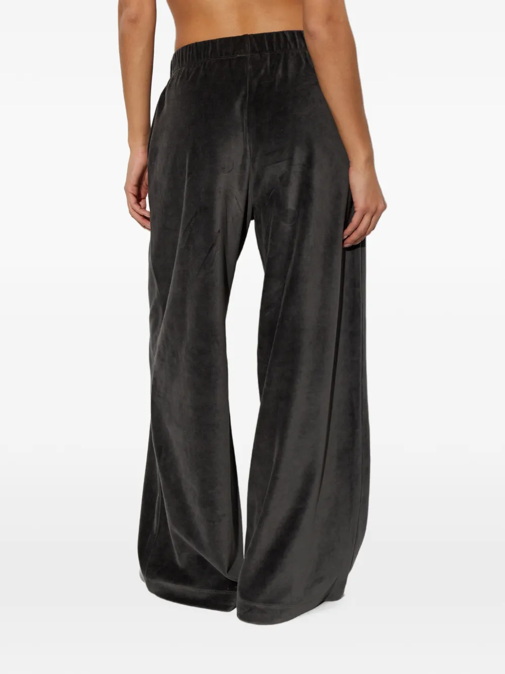 Ea7 Emporio Armani Fluwelen trainingsbroek Zwart