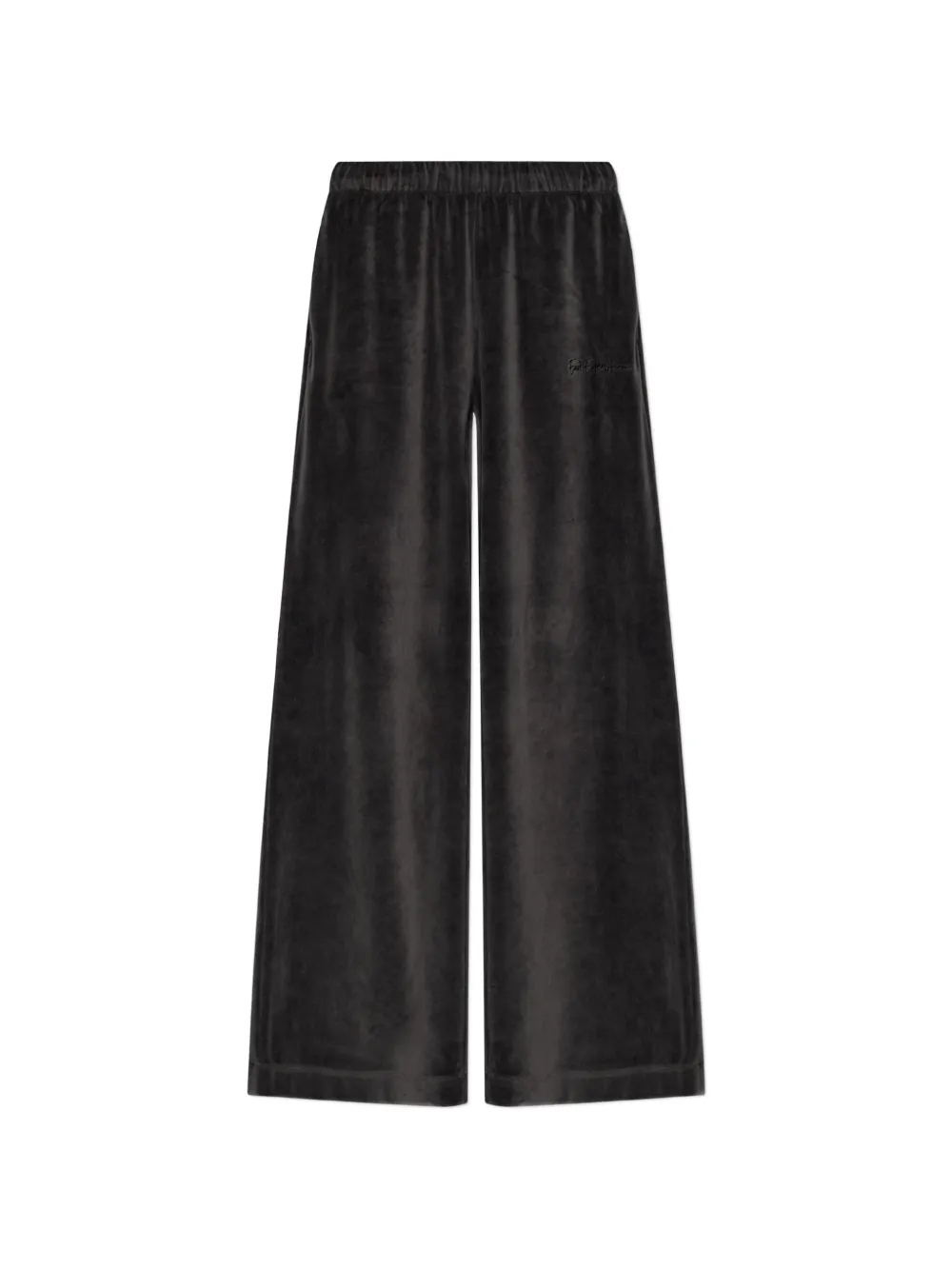 Ea7 Emporio Armani velvet track pants - Nero