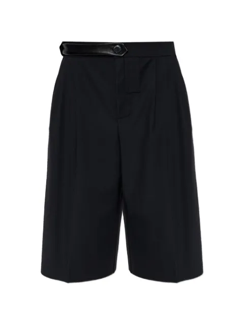 The Mannei pleated knee-length tailored shorts