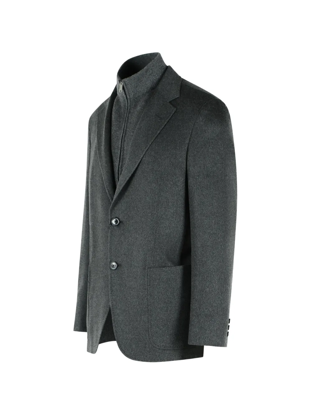 Zegna Oasi kasjmier jack Grijs