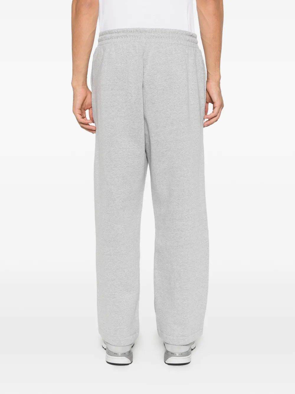 The North Face logo-embroidered track pants Grijs