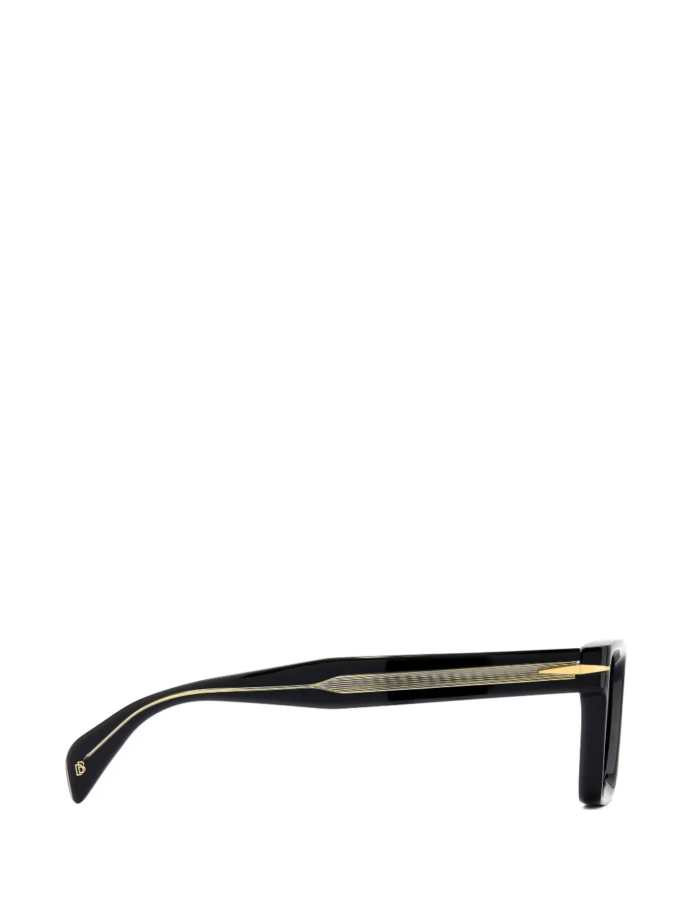 Eyewear by David Beckham Zonnebril met vierkant montuur Zwart