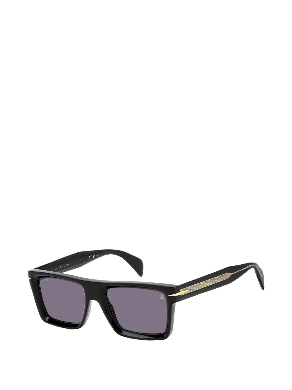 Eyewear by David Beckham Zonnebril met vierkant montuur Zwart