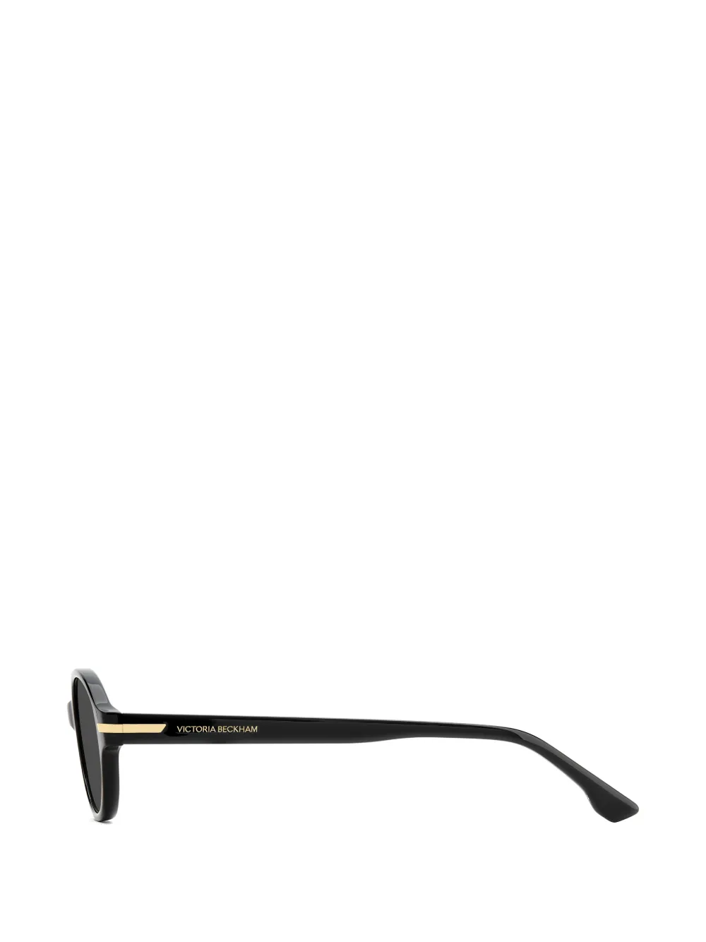 Victoria Beckham Eyewear Zonnebril met ovalen montuur Zwart