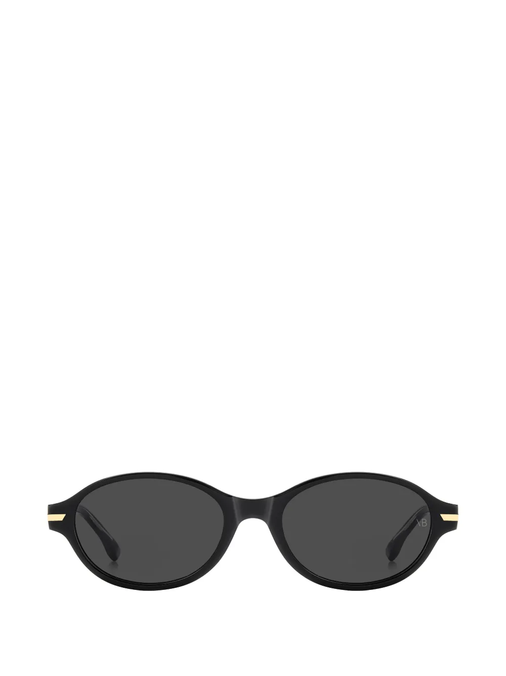 Victoria Beckham Eyewear Zonnebril met ovalen montuur Zwart