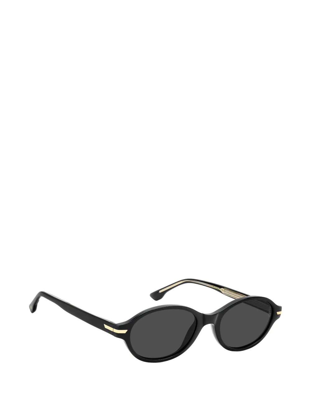 Victoria Beckham Eyewear Zonnebril met ovalen montuur Zwart