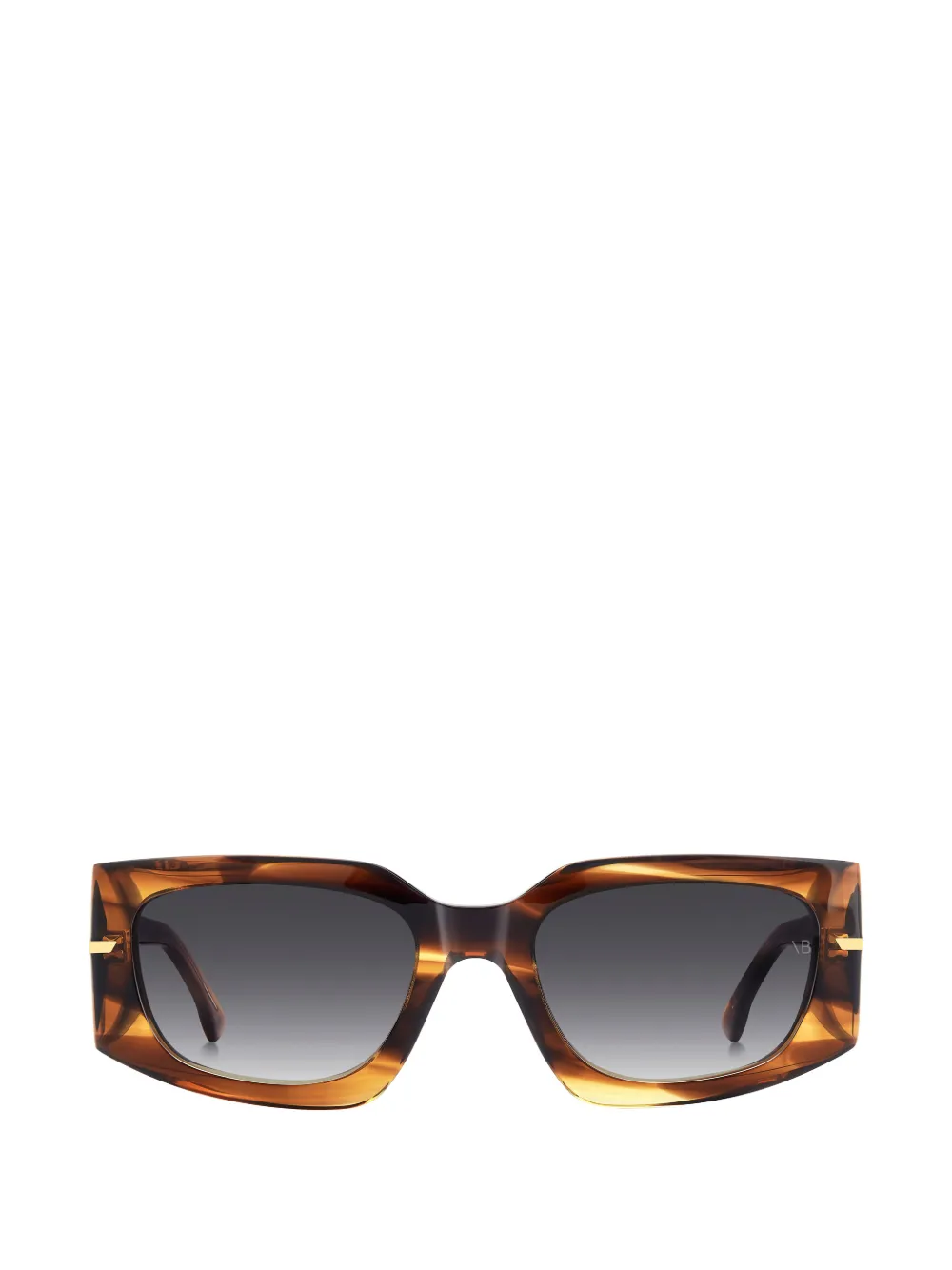 Victoria Beckham Eyewear Sonnenbrille mit eckigem Gestell - Braun