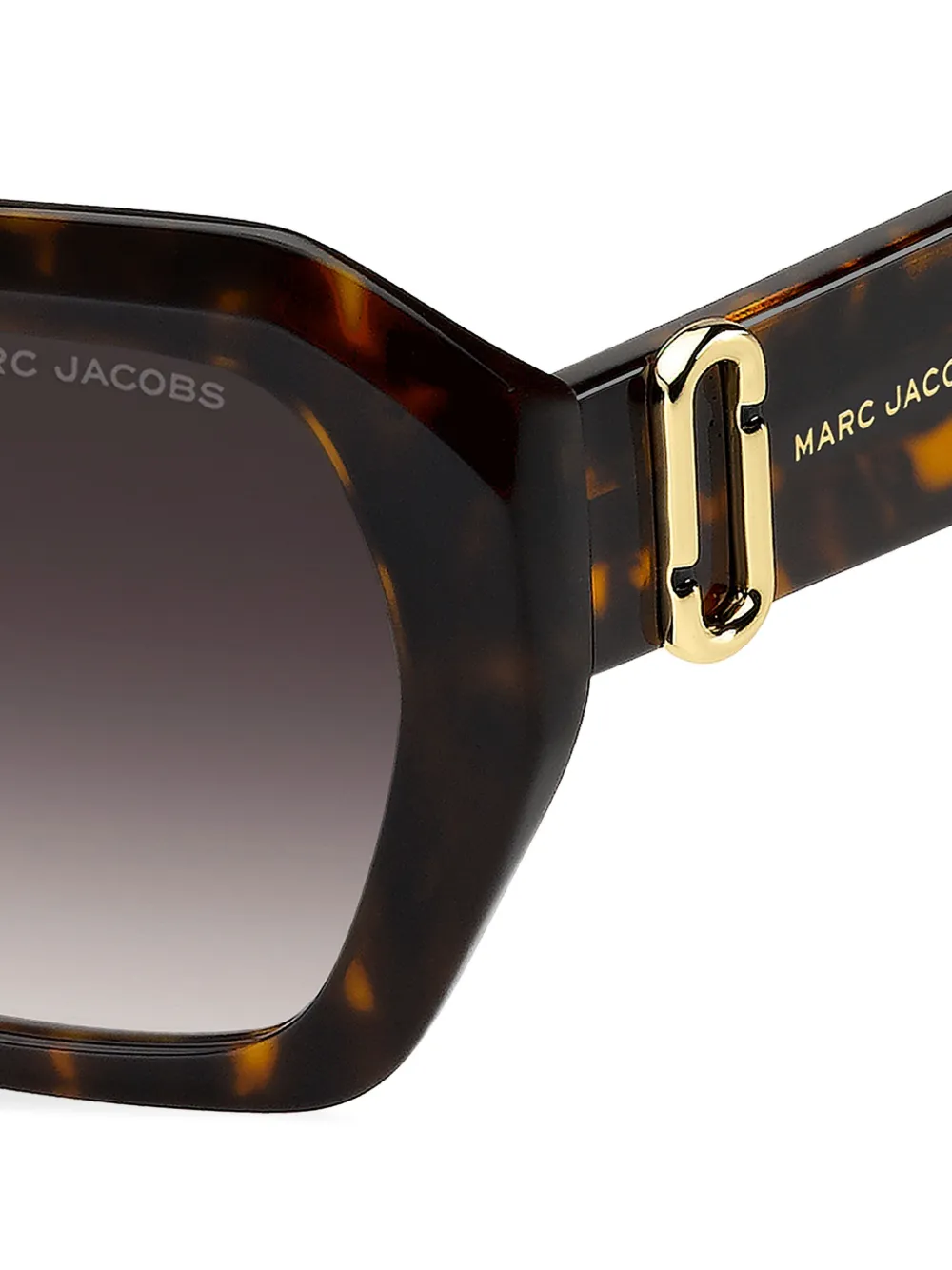 Marc Jacobs Eyewear Zonnebril met geometrisch montuur Bruin