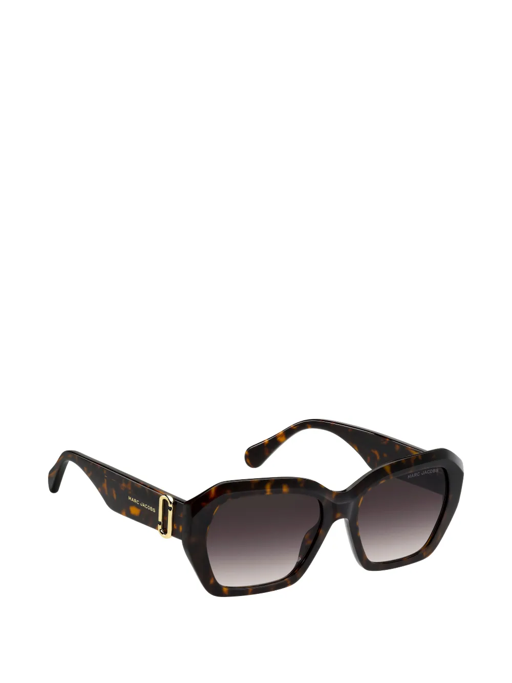 Marc Jacobs Eyewear Zonnebril met geometrisch montuur Bruin
