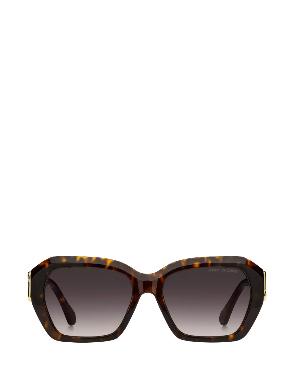 Marc Jacobs Eyewear Zonnebril met geometrisch montuur Bruin