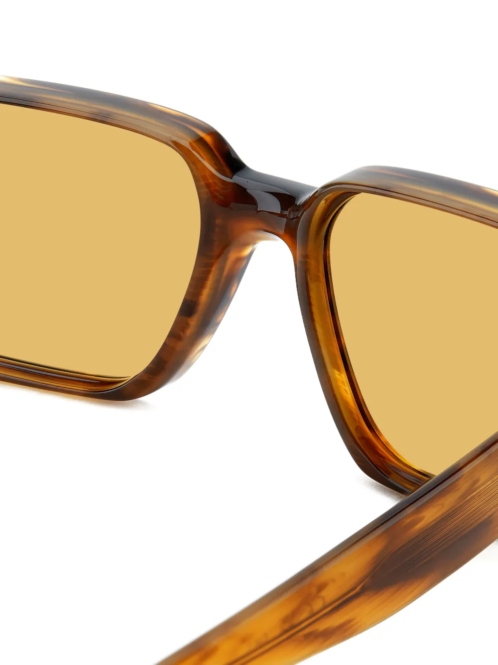 Eyewear by David Beckham Zonnebril met vierkant montuur Bruin