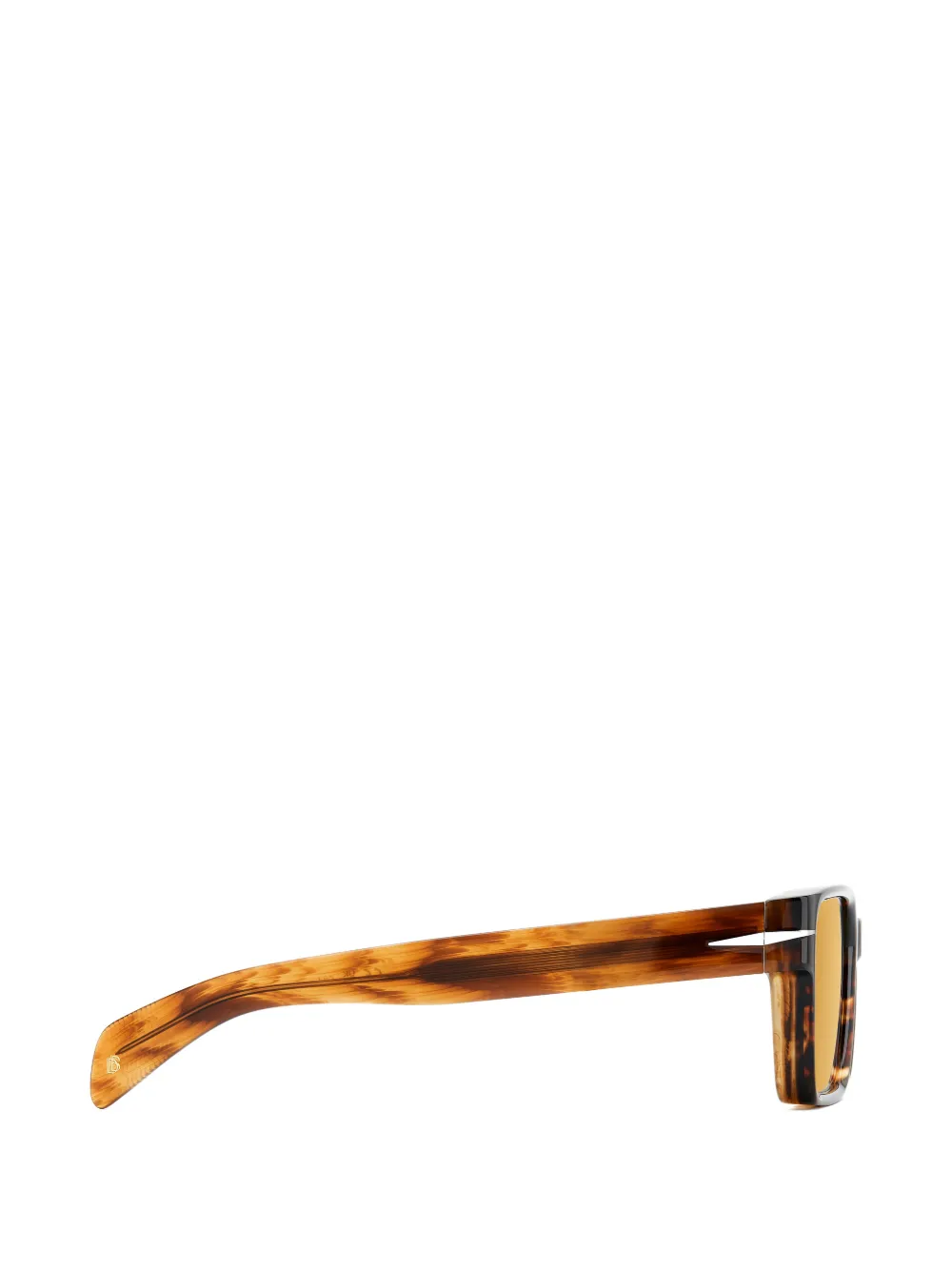 Eyewear by David Beckham Zonnebril met vierkant montuur Bruin