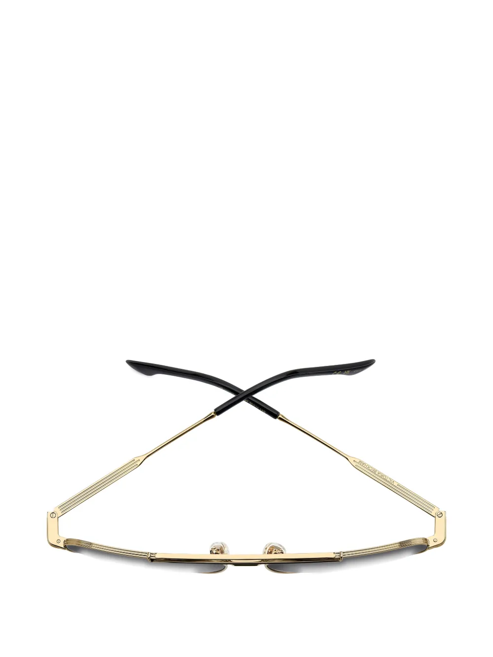 Victoria Beckham Eyewear Zonnebril met vierkant montuur Goud