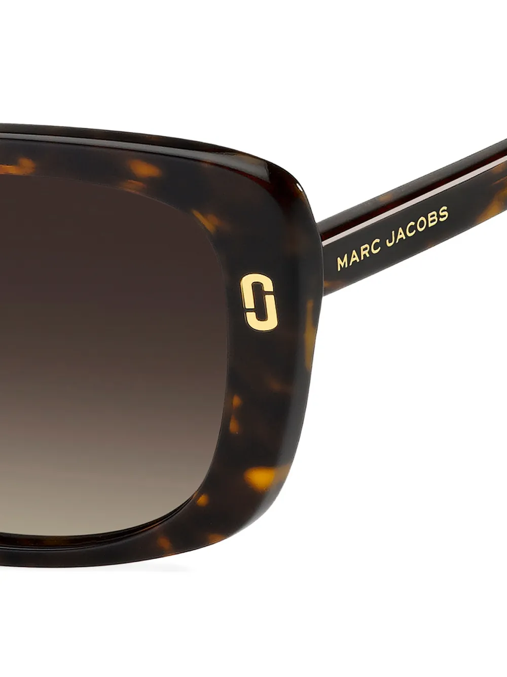 Marc Jacobs Eyewear Zonnebril met schildpadschild-design Bruin