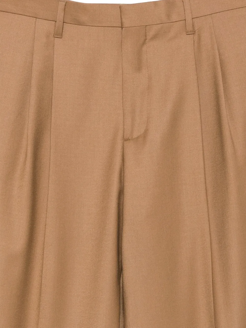 Lardini pleated wool trousers Beige