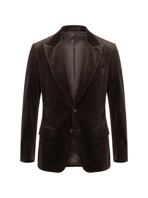 Lardini Attitude Drop 7 Reg velvet peak-lapel blazer