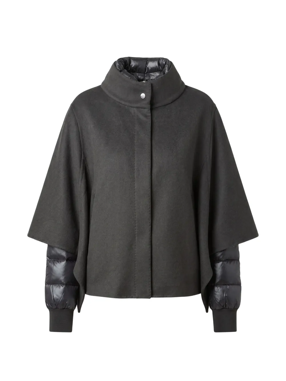 Moorer Resia padded-sleeve wool jacket Groen
