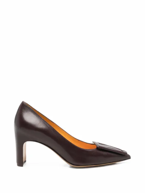 mara bini buckle-detail pointed-toe pumps