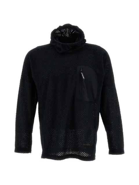 and Wander Air Fleece 2 waffle-knit hoodie