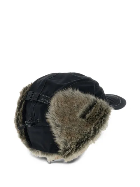 and Wander faux-fur trim trapper hat
