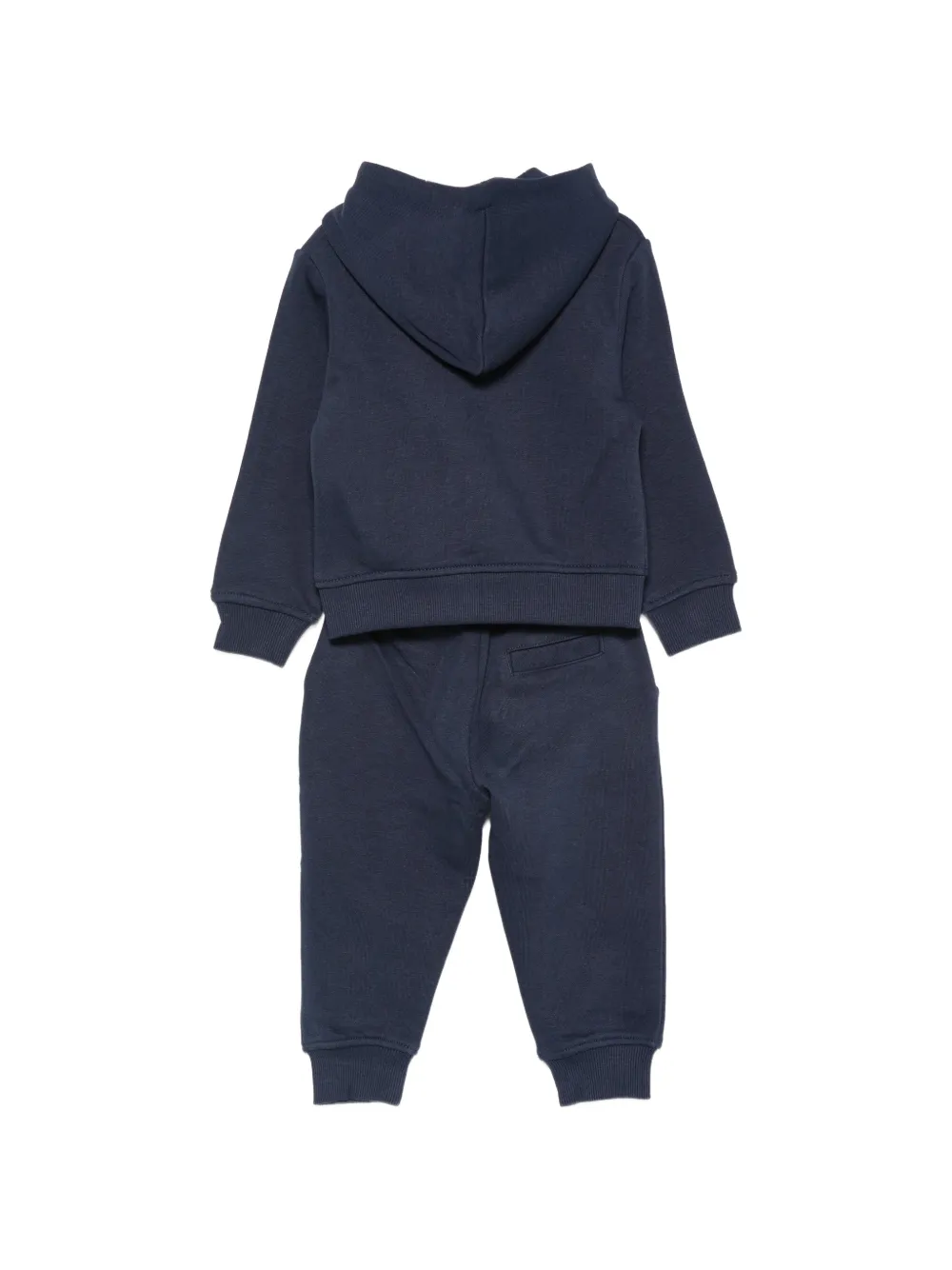TRUSSARDI JUNIOR logo-embroidered zip-up tracksuit Blauw