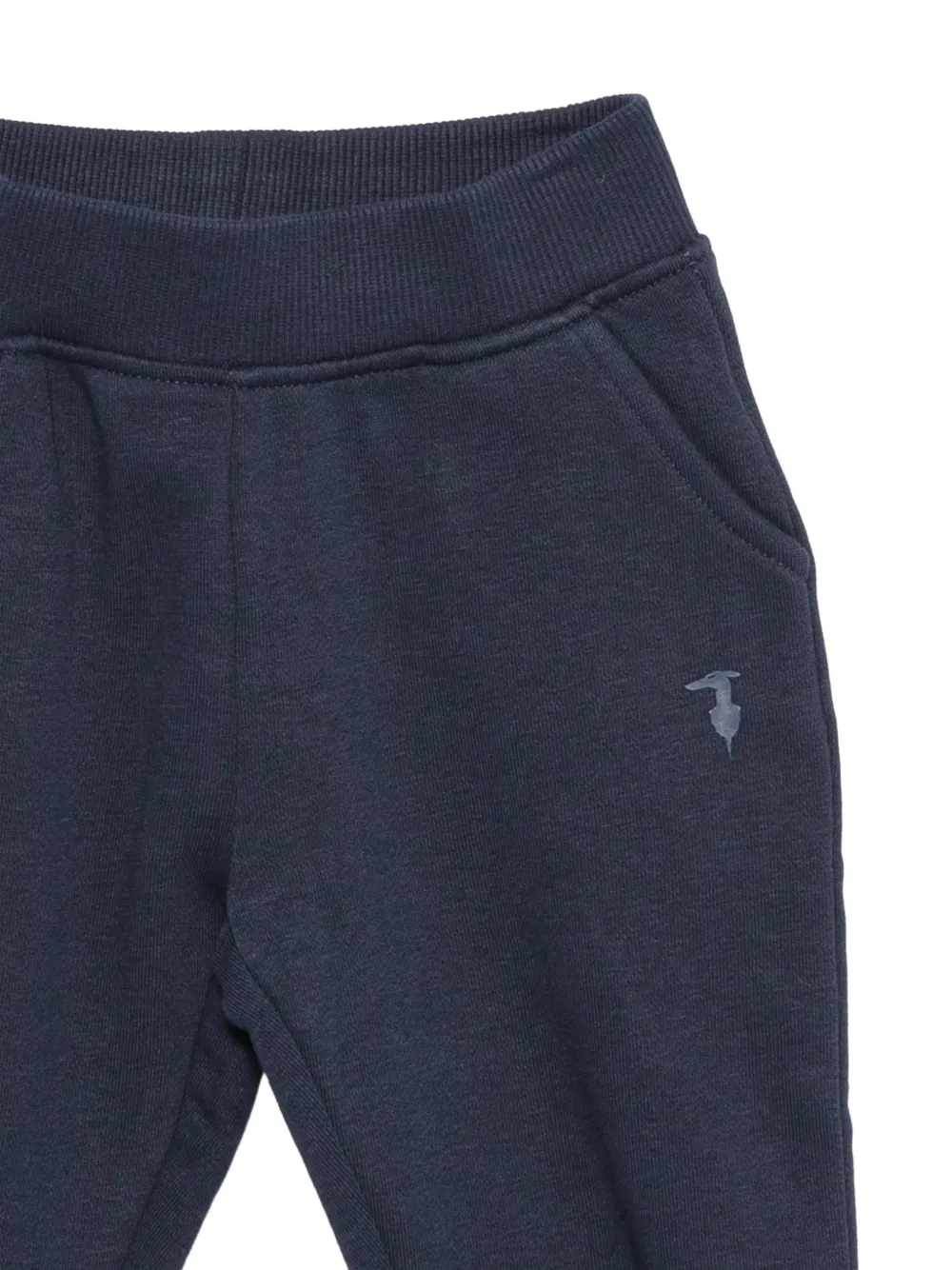 TRUSSARDI JUNIOR logo-embroidered zip-up tracksuit Blauw