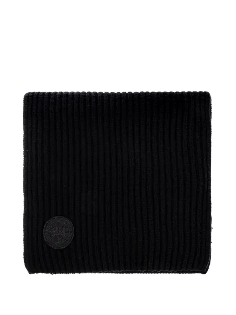 Canada Goose ribbed logo-patch scarf