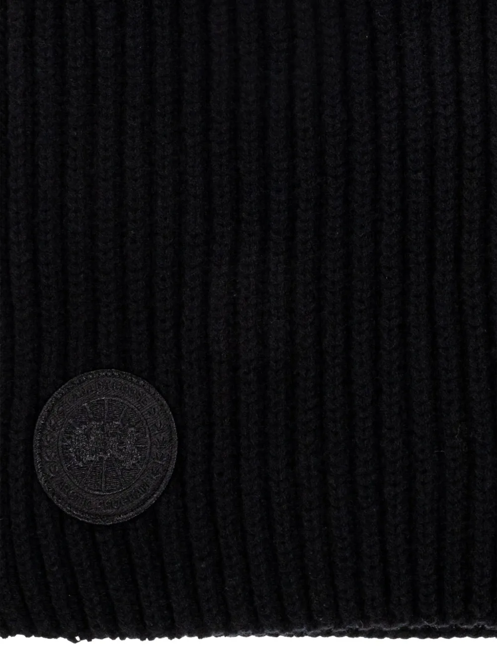 Canada Goose Geribbelde sjaal Zwart