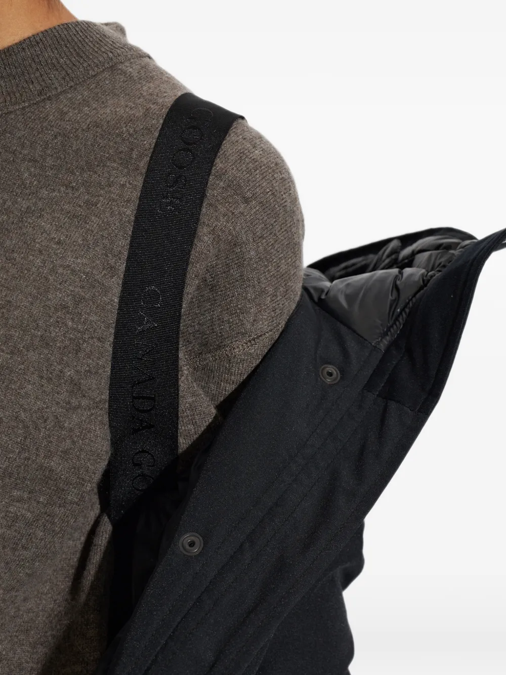 Canada Goose Gewatteerde jas Zwart