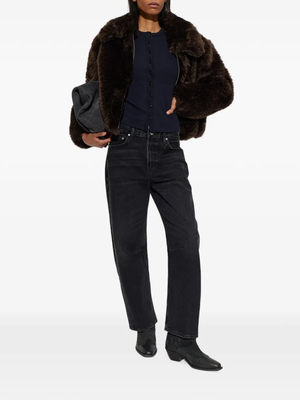 Citizens of Humanity Wren ribgebreid vest Blauw