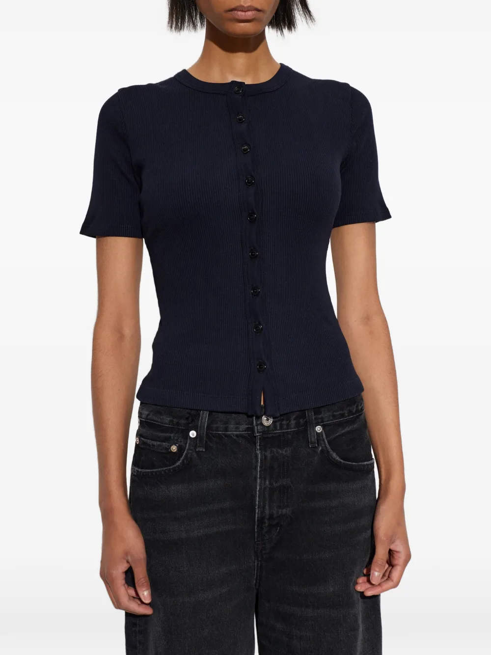Citizens of Humanity Wren ribgebreid vest Blauw