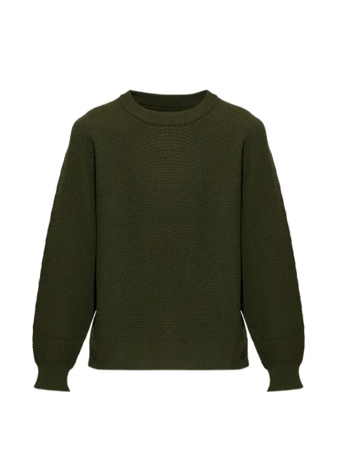 Homme Plissé Issey Miyake button-detail waffle-knit sweater