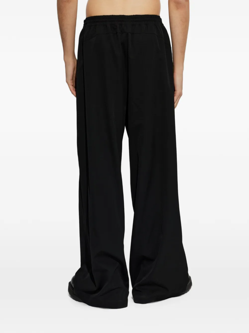 Balenciaga Trainingsbroek met elastische taille met geborduurd logo Zwart
