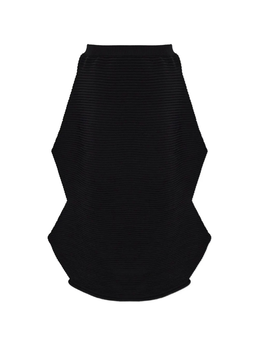 Pleats Please Issey Miyake pleated sculptural maxi skirt