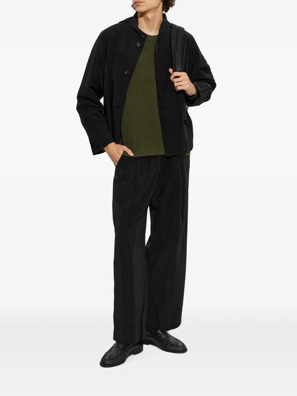 Homme Plissé Issey Miyake Straight plooibroek Zwart