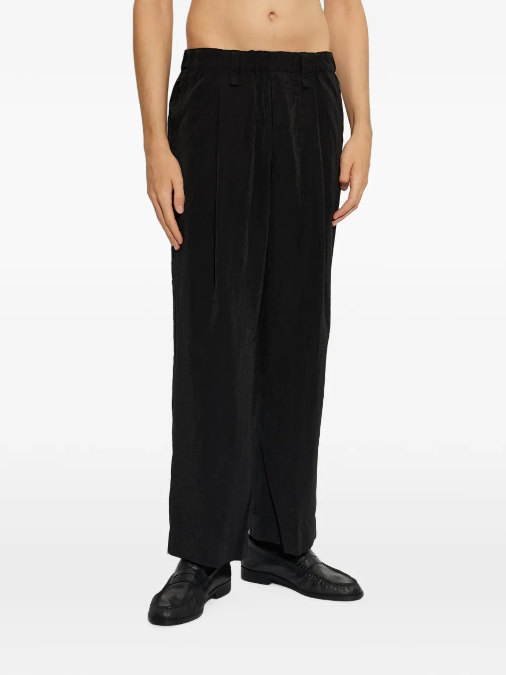 Homme Plissé Issey Miyake pleated straight-leg trousers - Noir Homme Plissé Issey Miyake pleated straight-leg trousers - Noir