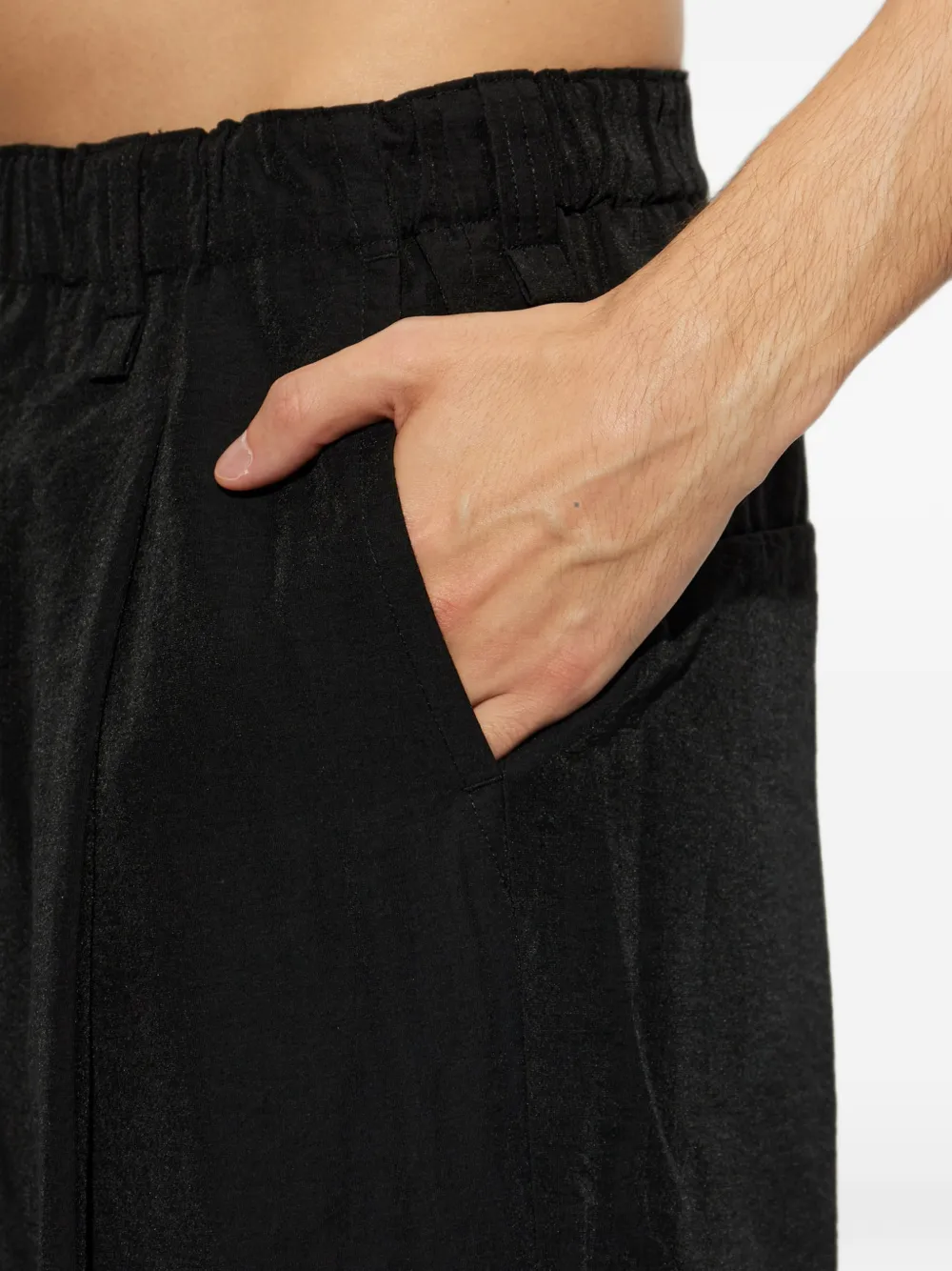 Homme Plissé Issey Miyake Straight plooibroek Zwart