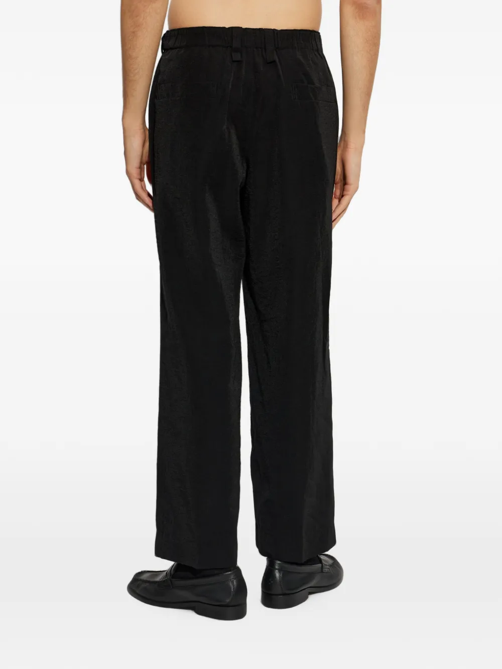 Homme Plissé Issey Miyake Straight plooibroek Zwart