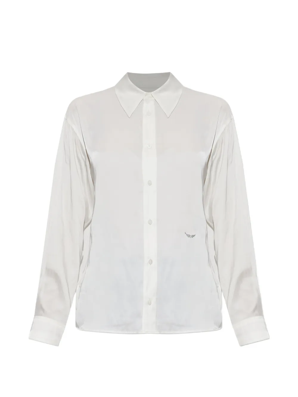 Zadig&Voltaire Tyrica crystal-embellished shirt - Blanc